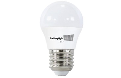 BOMBILLA LED ESFERICA G45 BATTERYLIGHT 7W. E27 6000K