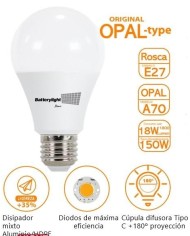 BOMBILLA LED ESTANDAR GSC A60 12W. E27 6000K 200601064