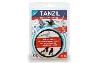 CINTA ESPANTAPAJAROS TANZIL 5MM.X30MTS.