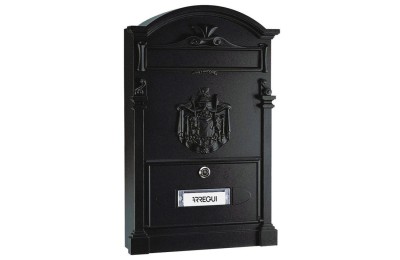 BUZON EXTERIOR ARREGUI RESIDENCIA 420X90MM. NEGRO