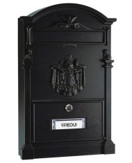 BUZON EXTERIOR ARREGUI RESIDENCIA 420X90MM. NEGRO