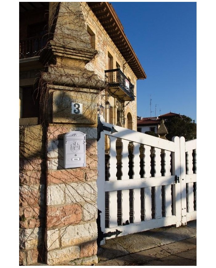 BUZON EXTERIOR ARREGUI RESIDENCIA 420X90MM. BLANCO