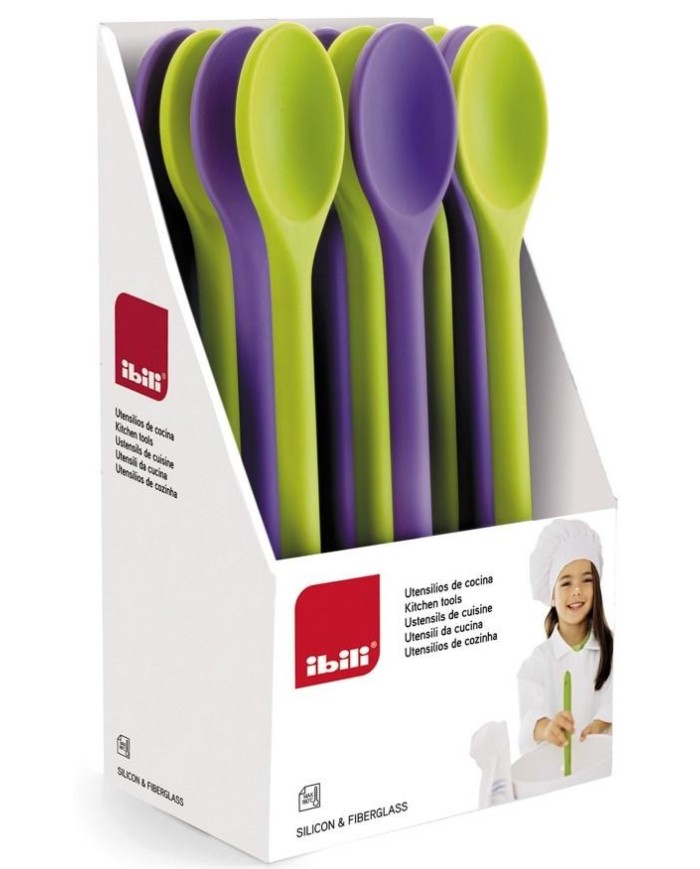 CUCHARA IBILI SILICONA FIBERGLASS 30CMS. 732400