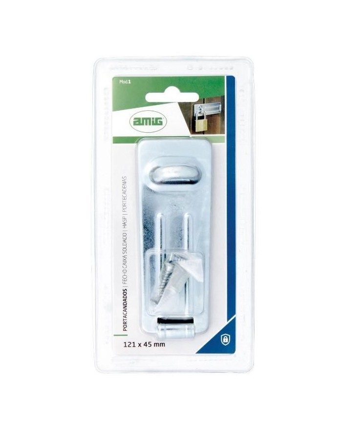 PORTACANDADOS AMIG MOD.1 ZINC. 118X45MM.