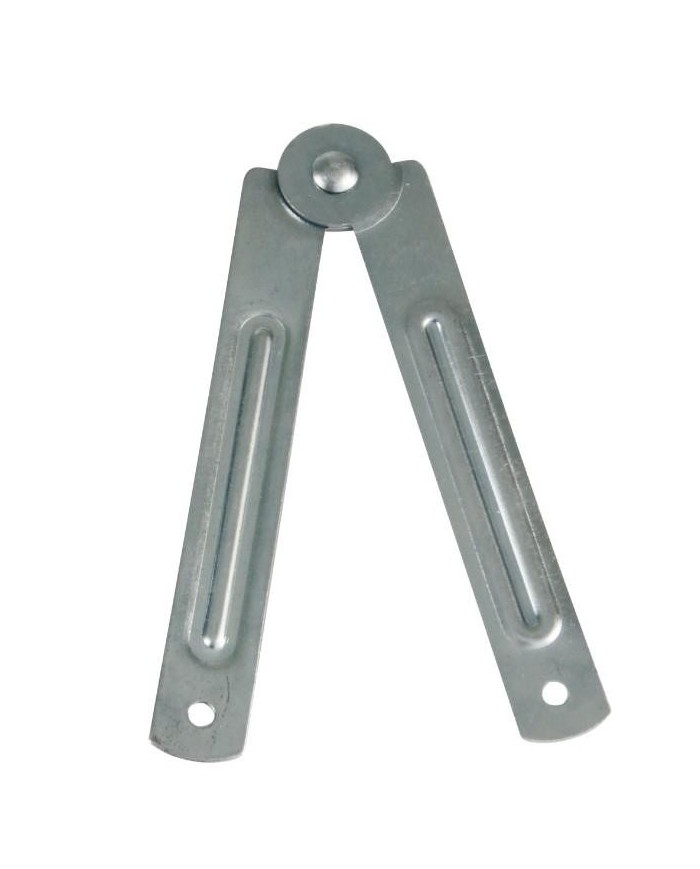 BISAGRA AMIG CABALLETE ZINCADA 107X15 MM.