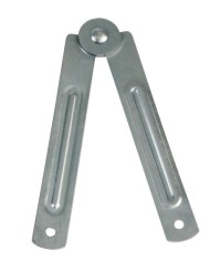 BISAGRA AMIG CABALLETE ZINCADA 107X15 MM.