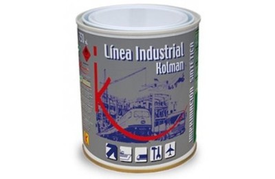 ESMALTE ANTICALORICO KOLMAN NEGRO SAT. 350ºC. 375ML.