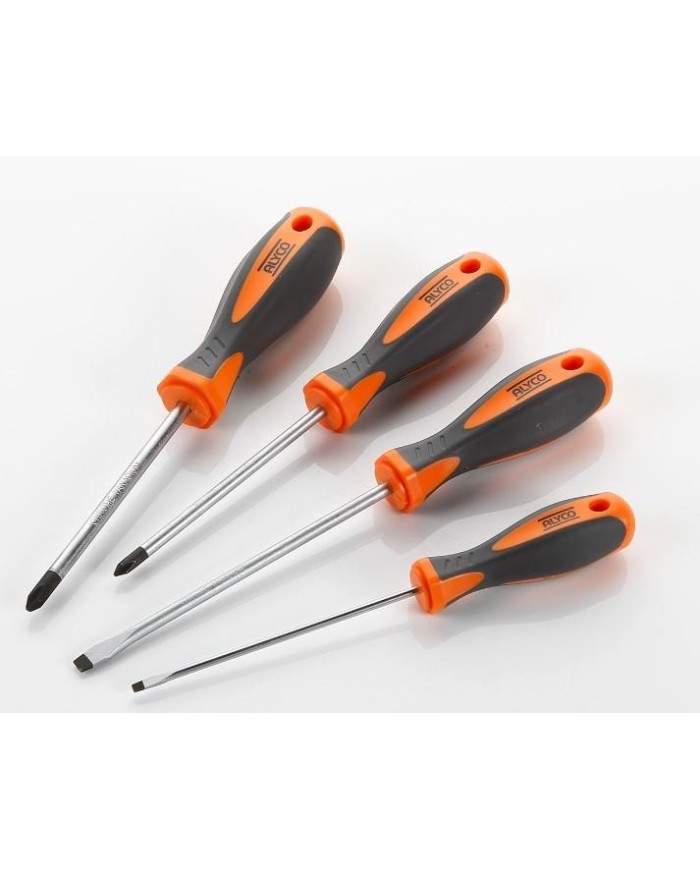 JUEGO DESTORNILLADORES ALYCO 4 PIEZAS. REF.170449