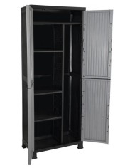ARMARIO DE RESINA 7H 4 BALDAS ESCOBERO 171'5X68X39 CMS.