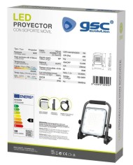 FOCO LED EXTERIOR GSC 50W. 6500K CON SOPORTE MOVIL