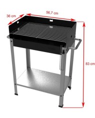 BARBACOA GSC ACERO INOXIDABLE REDONDA 46X71CMS.