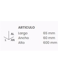 TOALLERO TATAY INOXIDABLE MARTINS 60CMS. GRANDE 63113.00