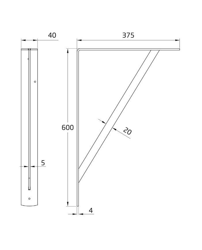 PALOMILLA AMIG BLANCA  9-600X375MM. (6U)