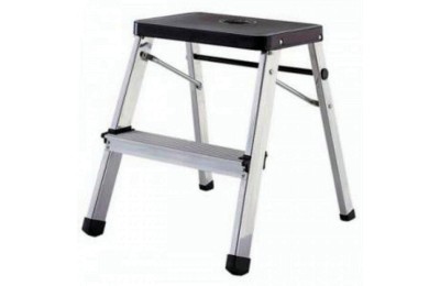 TABURETE ALMESA 2 PELDAÑOS ALUMINIO