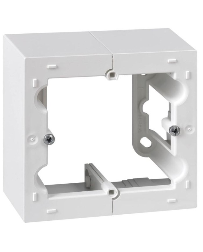 CAJA DE SUPERFICIE SIMON 10 BLANCO 8'4X8'4X4 CMS.