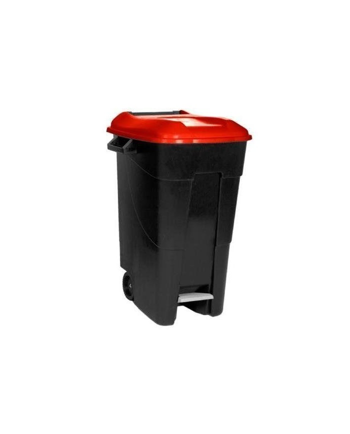 CONTENEDOR TAYG ROJO C/RU+PEDAL 120LTS. 423109