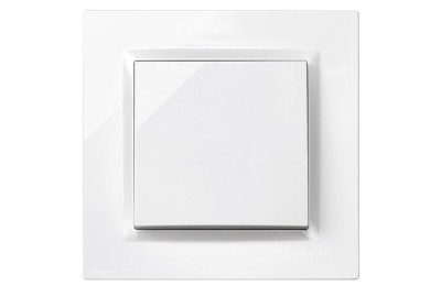 PULSADOR SIMON 10 BLANCO 8'4X8'4X4'5 CMS.