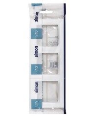MARCO 3 ELEMENTOS SIMON 10 BLANCO 22'6X8'4X1'01 CMS.
