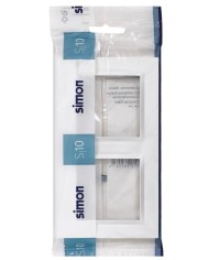 MARCO 2 ELEMENTOS SIMON 10 BLANCO 15'5X8'4X1'01 CMS.