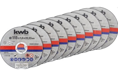 DISCO KWB C/INOX 115X1'0MM. 10UDS.