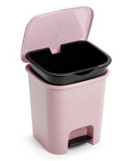 PAPELERA PLASTICFORTE C/TAPA Y PEDAL ARV 7'5LTS.