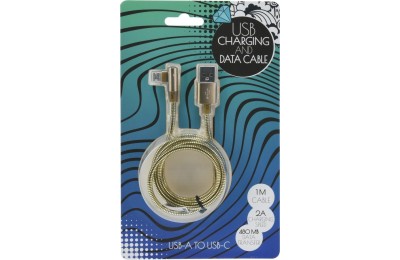 CABLE CARGADOR USB TIPO C KOOP 1 MTR.