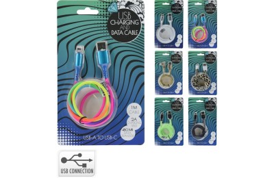 CABLE CARGADOR USB TIPO C KOOP 1 MTR.