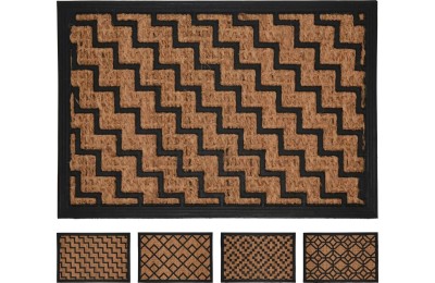 FELPUDO KOOP RAYAS GOMA 40X60 CMS.