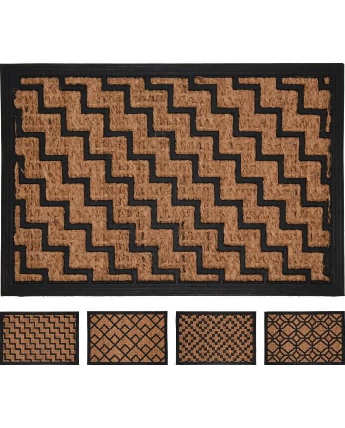FELPUDO KOOP RAYAS GOMA 40X60 CMS.
