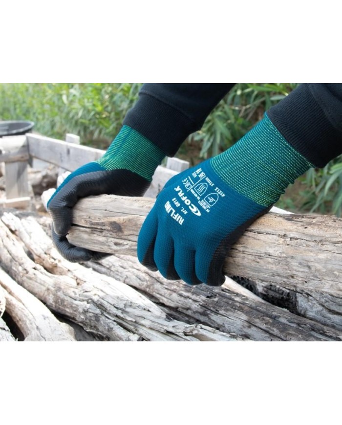 GUANTES NITRILO RIFILING TALLA 8 NEGRO 12UNID.