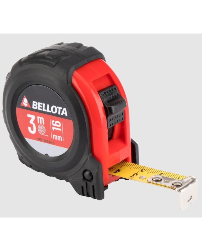 FLEXOMETRO BIMATERIAL BELLOTA 3MTS. 16MM.