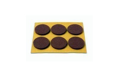 DESLIZADOR FIELTRO REDONDO 30MM.6UNDS