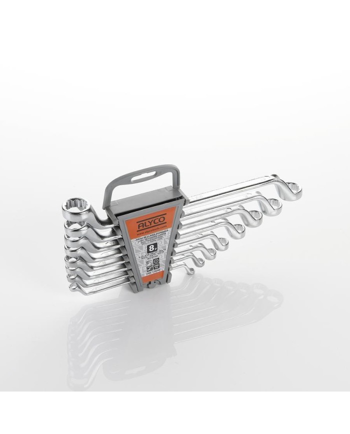 LLAVE CODO ALYCO ORANGE 6X7-20X22 MM. JUEGO 8 PZAS.   170280