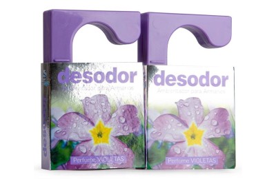 DESODORANTE AMAHOGAR ARMARIOS FLOR DE VIOLETAS (B/2UDS.)