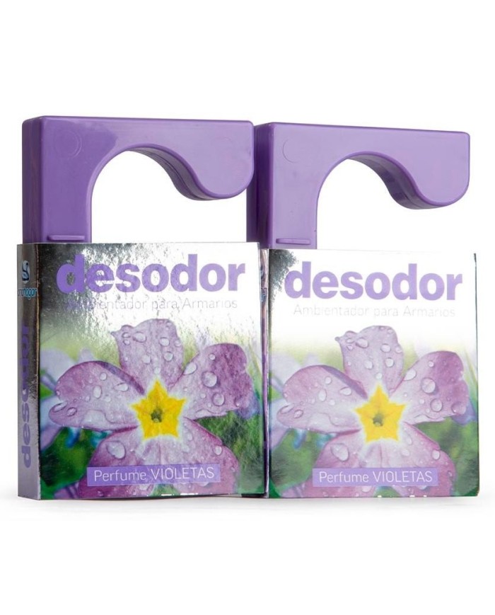 DESODORANTE AMAHOGAR ARMARIOS FLOR DE VIOLETAS BLISTER 2U 00514