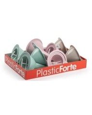 EMBUDOS PLASTICFORTE TRANSPARENTE 12/14/16CMS SET 3UND.