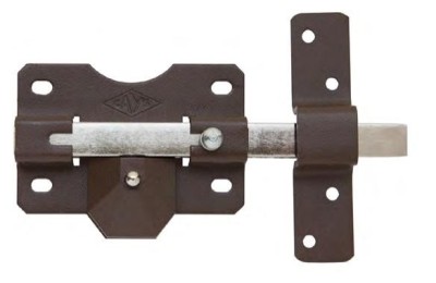 CERROJO CAYS B2 PINTADO LLAVE/PULSADOR (106MM.)