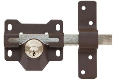 CERROJO CAYS A3 PINTADO LL/LLAVE  87MM.