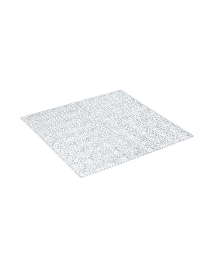 ALFOMBRA BAÑO BCN TRANSPARENTE 54X54CMS. TATAY