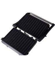 PLANCHA GRILL SANDWICHERA SOGO 2 REB. 1000W.