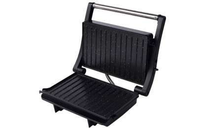 PLANCHA GRILL SANDWICHERA SOGO 2 REB. 1000W.
