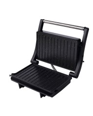 PLANCHA GRILL SANDWICHERA SOGO 2 REB. 1000W.
