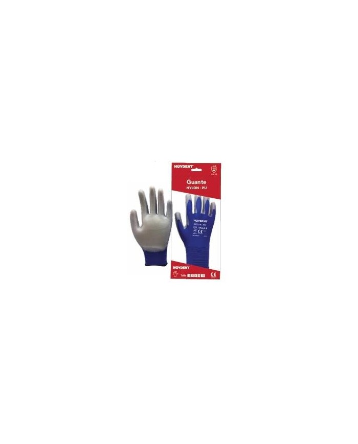 GUANTES POLIURETANO AZUL T-10 HAYDENT 12UDS.