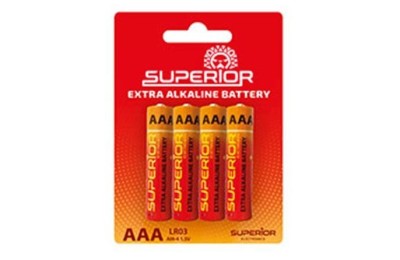PILA SUPERIOR ALCALINA AAA 4UDS.