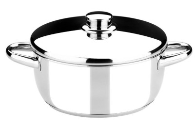 CACEROLA INOX.MONIX OPTIMA T/CRISTAL 20CM