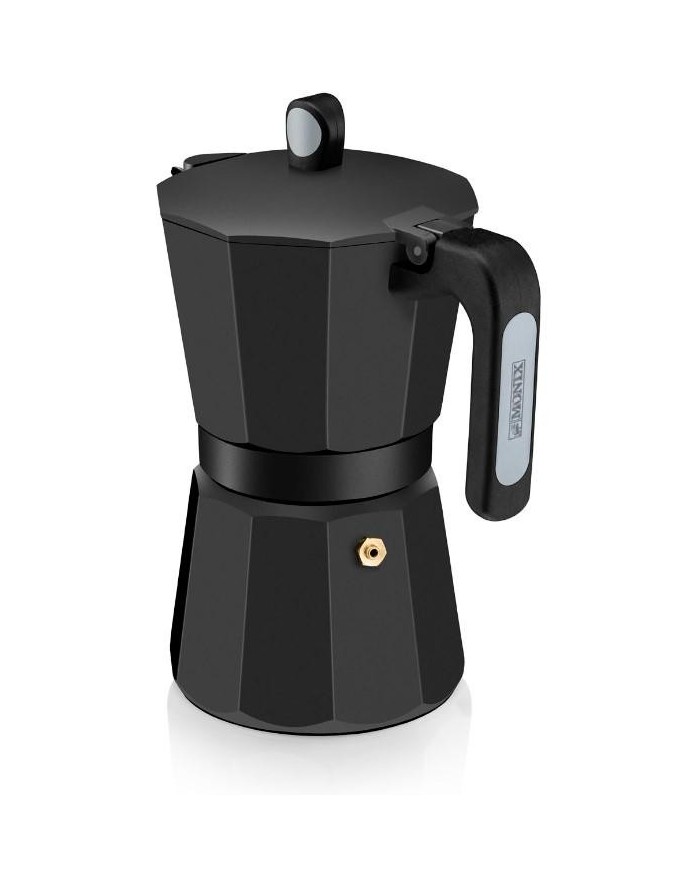 CAFETERA MONIX NOIR INDUCCION ALUMINIO 6 TAZAS