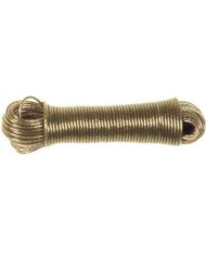 CUERDA ACERO PLASTIFICADA 4 MM. BLANCA (10MTS.)