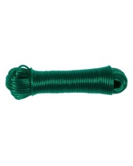 CUERDA ACERO PLASTIFICADA 4 MM. VERDE (25MTS.)