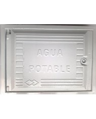 TAPA CONTADOR AGUA ALUMINIO CORDOBA BLANCO 28'5X38'5
