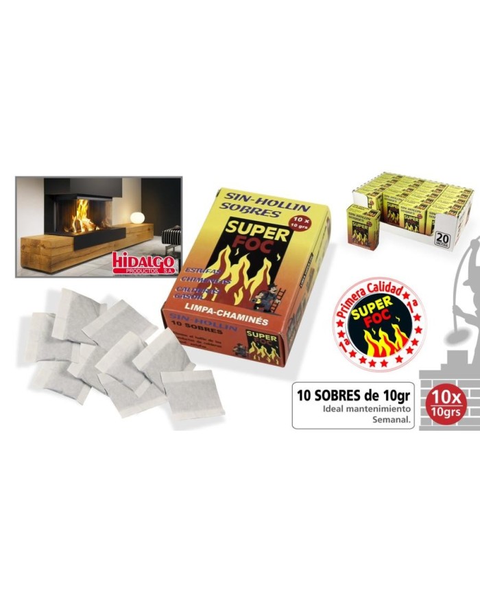 DESHOLLINADOR SUPER FOC (10 SOBRES DE 10 GRS.)        8421531-07902-0